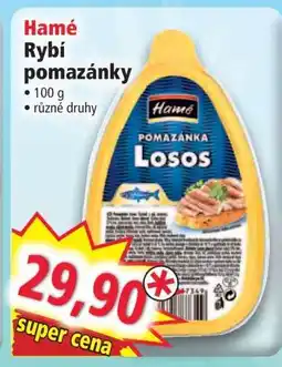 Norma Hamé Rybí pomazánky nabídka