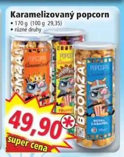 Norma KARAMELIZOVANÝ POPCORN nabídka