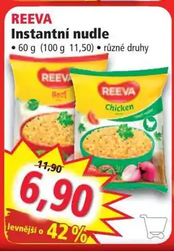 Norma REEVA Instantní nudle nabídka