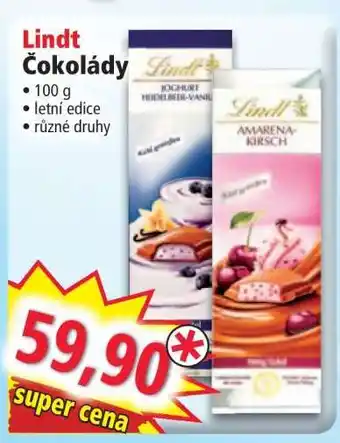 Norma Lindt Čokolády nabídka