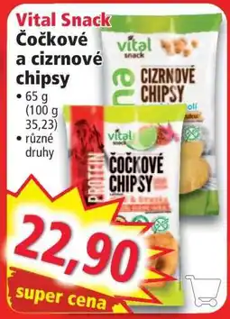 Norma Vital Snack Čočkové a cizrnové chipsy nabídka