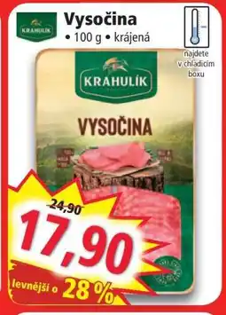 Norma Vysočina nabídka