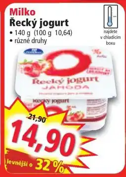 Norma Milko Řecký jogurt nabídka