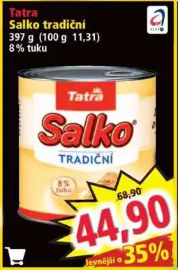 Norma Tatra Salko tradiční nabídka