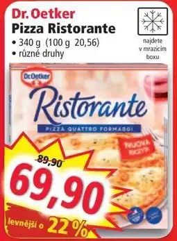 Norma Dr. Oetker Pizza Ristorante nabídka