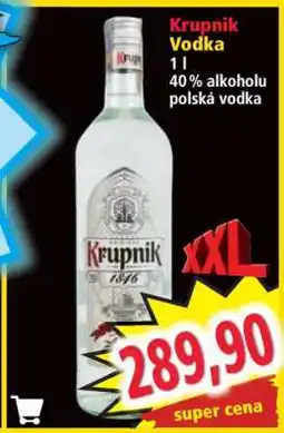 Norma Krupnik Vodka nabídka