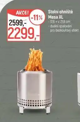 Globus Stolní ohniště Mesa XL nabídka