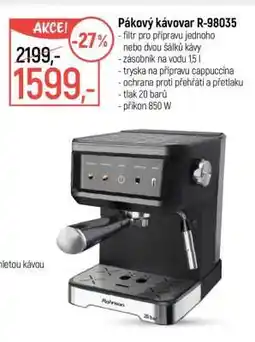 Globus Pákový kávovar R-98035 nabídka