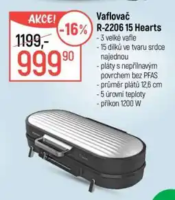 Globus Vaflovač R-2206 15 Hearts nabídka