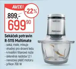 Globus Sekáček potravin R-5115 Multimate nabídka