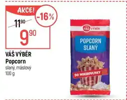 Globus VÁŠ VÝBĚR Popcorn nabídka