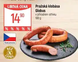 Globus Pražská klobása Globus nabídka