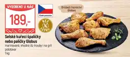 Globus Selské kuřecí špalíčky nebo paličky Globus nabídka