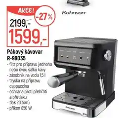 Globus Pákový kávovar R-98035 nabídka