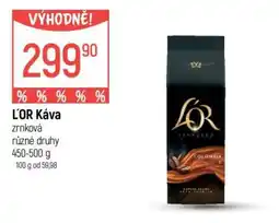Globus L'Or Káva nabídka