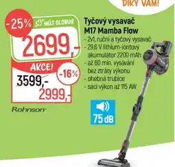 Globus Tyčový vysavač M17 Mamba Flow nabídka
