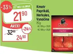 Globus Kmotr Paprikáš, Herkules, Vysočina nabídka