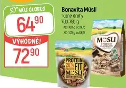 Globus Bonavita Müsli nabídka