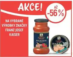Globus Na vybrané výrobky značky franz josef kaiser nabídka
