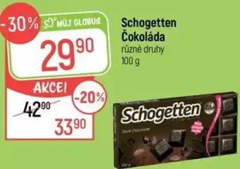 Globus Schogetten Čokoláda nabídka