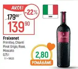 Globus Freixenet Primitivo, Chianti nabídka