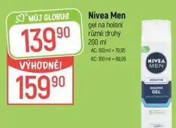 Globus Nivea Men gel na holení nabídka