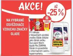 Globus Na vybrané osvěžovače vzduchu značky Glade nabídka