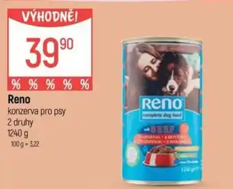 Globus Reno konzerva pro psy nabídka