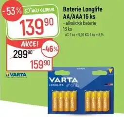 Globus Baterie Longlife AA/AAA nabídka