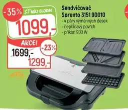Globus Sendvičovač Sorento 3151 90010 nabídka