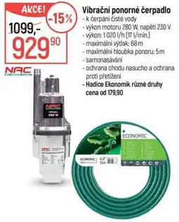 Globus Vibrační ponorné čerpadlo nabídka