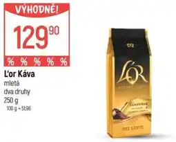 Globus L'or Káva mletá nabídka