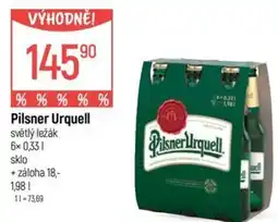 Globus Pilsner Urquell nabídka