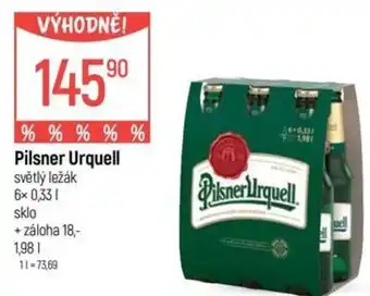 Globus Pilsner Urquell nabídka