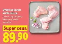 Lidl Výběrová kuřecí křídla dělená, cena za nabídka