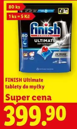 Lidl FINISH Ultimate tablety do myčky, 80 ks nabídka