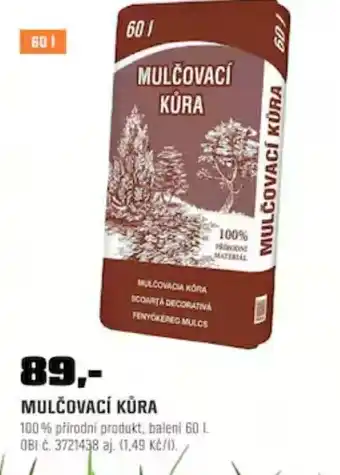 OBI Mulčovací kůra nabídka