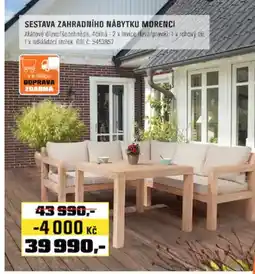 OBI Sestava zahradního nábytku morenci nabídka