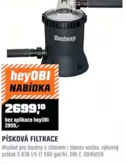 OBI Písková filtrace nabídka