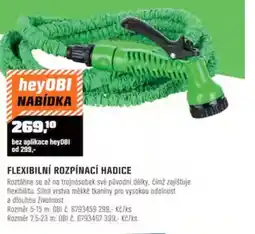 OBI Flexibilní rozpínací hadice nabídka