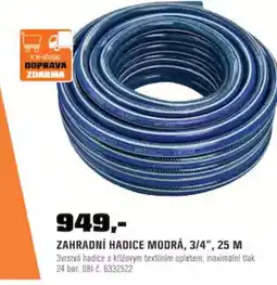 OBI Zahradní hadice modrá, 3/4", 25 m nabídka