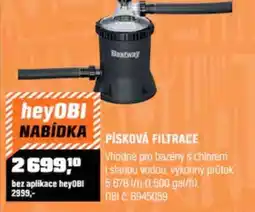 OBI Písková filtrace nabídka