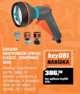 OBI Gardena multifunkční sprcha classic-startovací sada nabídka
