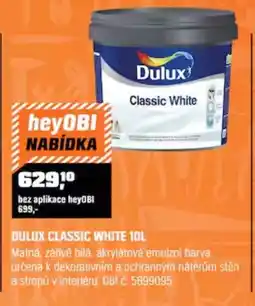 OBI Dulux classic white nabídka