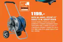 OBI Vozík na hadici, včetně 1/2" hadice 25 m, kovový buben nabídka