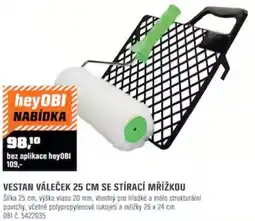 OBI Vestan váleček 25 cm se stírací mřížkou nabídka