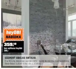 OBI Sádrový obklad antalya nabídka