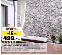 OBI Betonový obklad nepal 1 nabídka