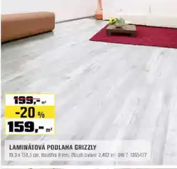 OBI Laminátová podlaha grizzly nabídka