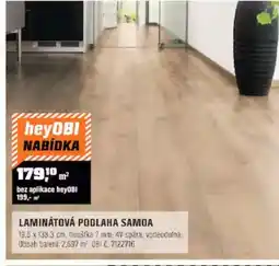 OBI Laminátová podlaha samoa nabídka